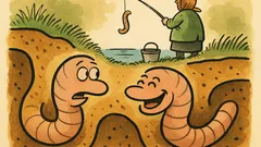 Vic: Dva črva se pogovarjata ...