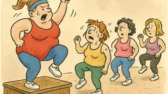 Vic: Voditeljica aerobike kriči: »Mejhne ritke!«