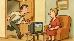 Vic: Mož pridrvi domov: gol že?