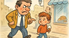 Vic: Oče se razjezi na sina