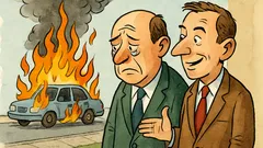 Vic: Žal mi je, žena zgorela v avtu