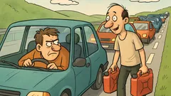 Vic: Na avtocesti zastoj, kdo prihaja?