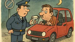 Vic: Policist ustavi voznika sredi noči