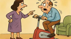 Vic: Prepiranje z ženo je kot sobno kolo