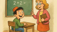 Vic: Učiteljica: Mujo, koliko je dva in dva?