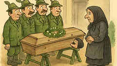 Vic: Umre lovec Lojze, pes ga vleče