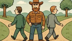 Vic: Eden je šel levo … Chuck Norris