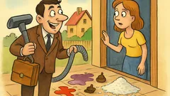 Vic: Trgovski potnik pozvoni pri prvi hiši