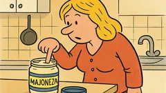 Vic: Zakaj blondinka s prstom dreza po majonezi?