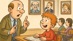 Vic: Janezek, ti pa preveč klepetaš...