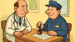 Vic: Zdravnik medicine dela na pošti...